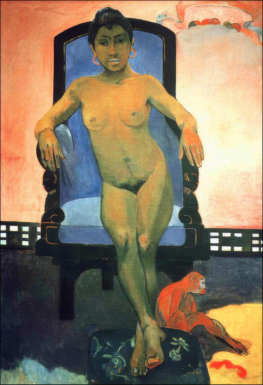 Indonésie: Annah the Javanese, Paul Gauguin (1893) od Paul Gauguin