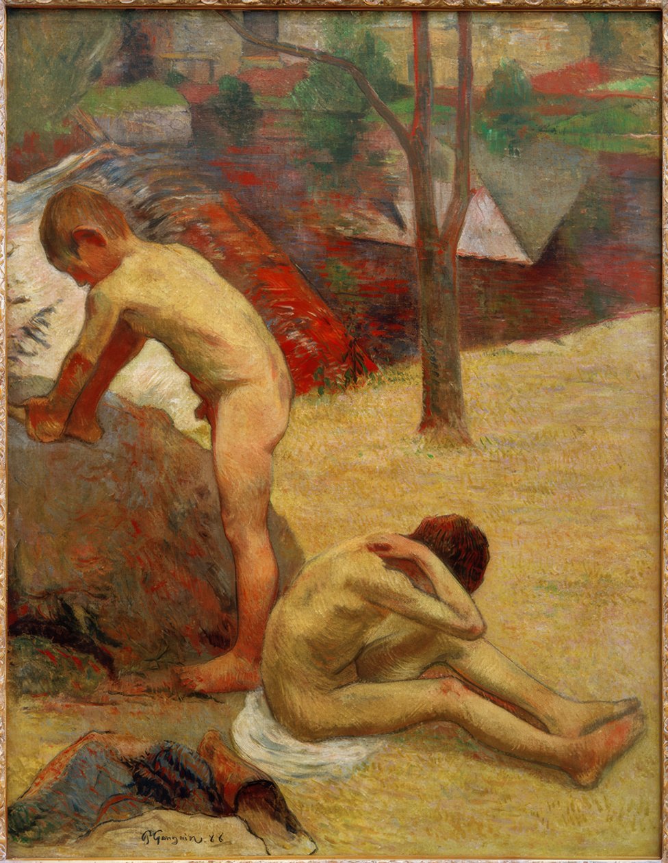 Mladí bretaňští koupači od Paul Gauguin