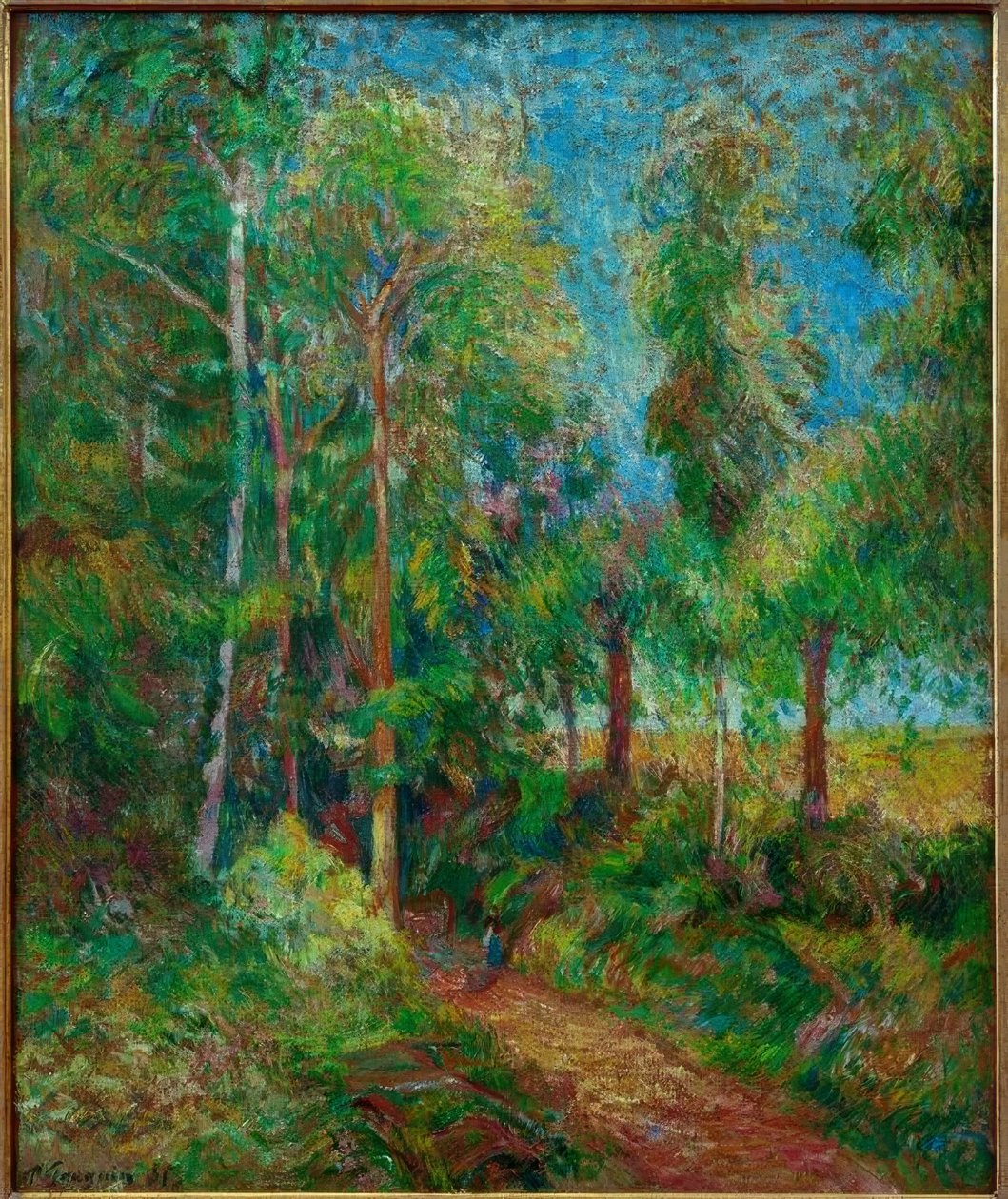 Okraj lesa (I) od Paul Gauguin