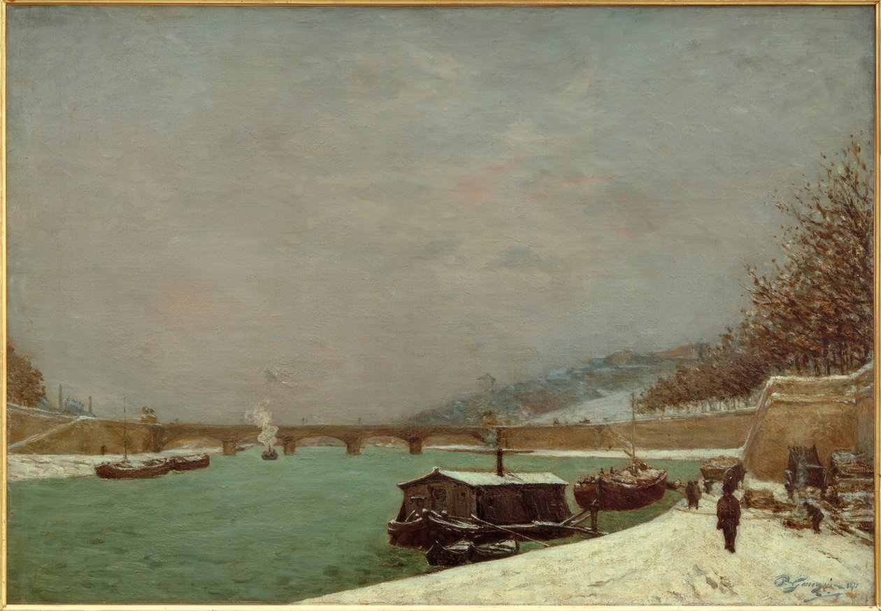 Seina na Pont dIéna od Paul Gauguin