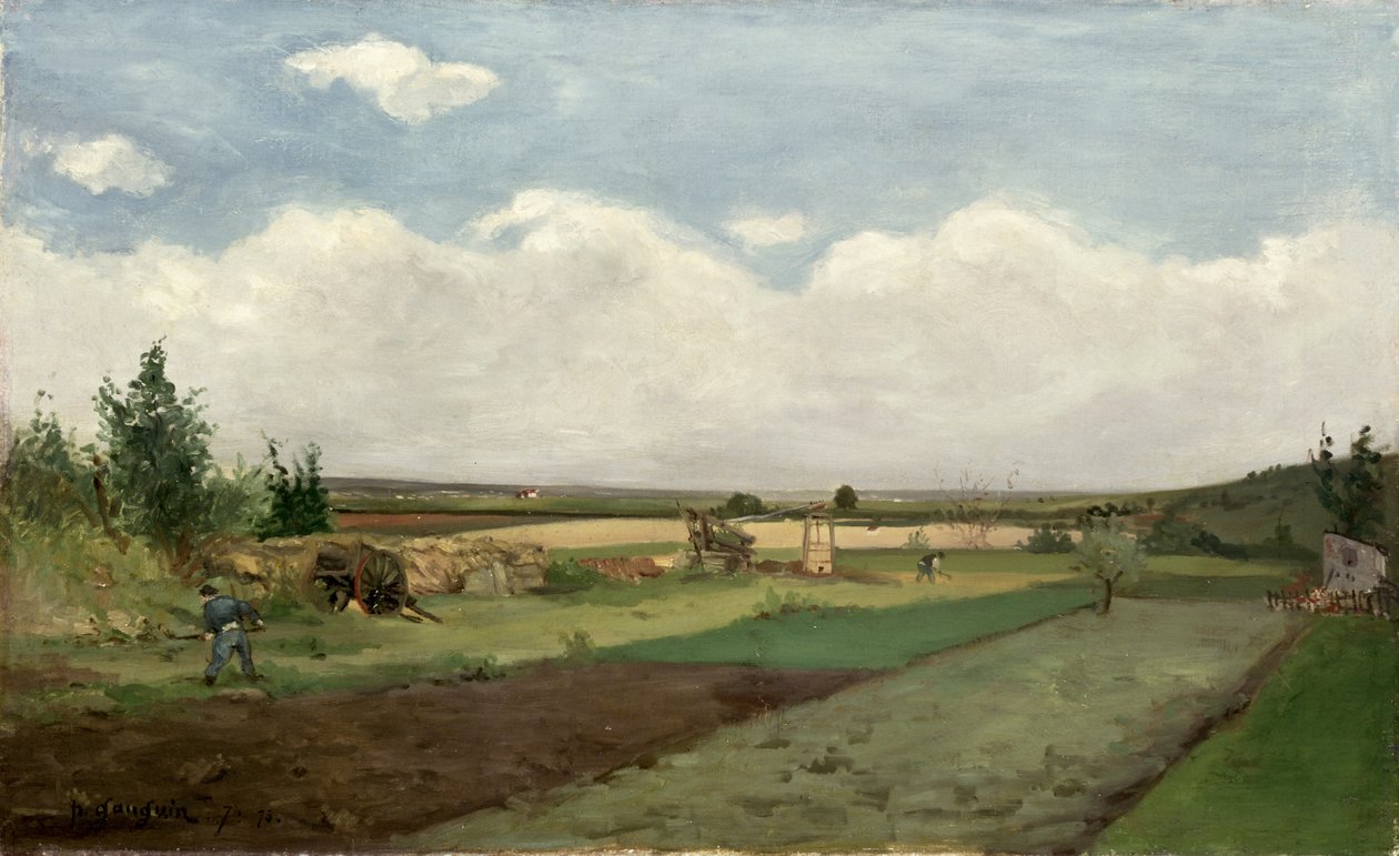 Krajina, 1873 od Paul Gauguin