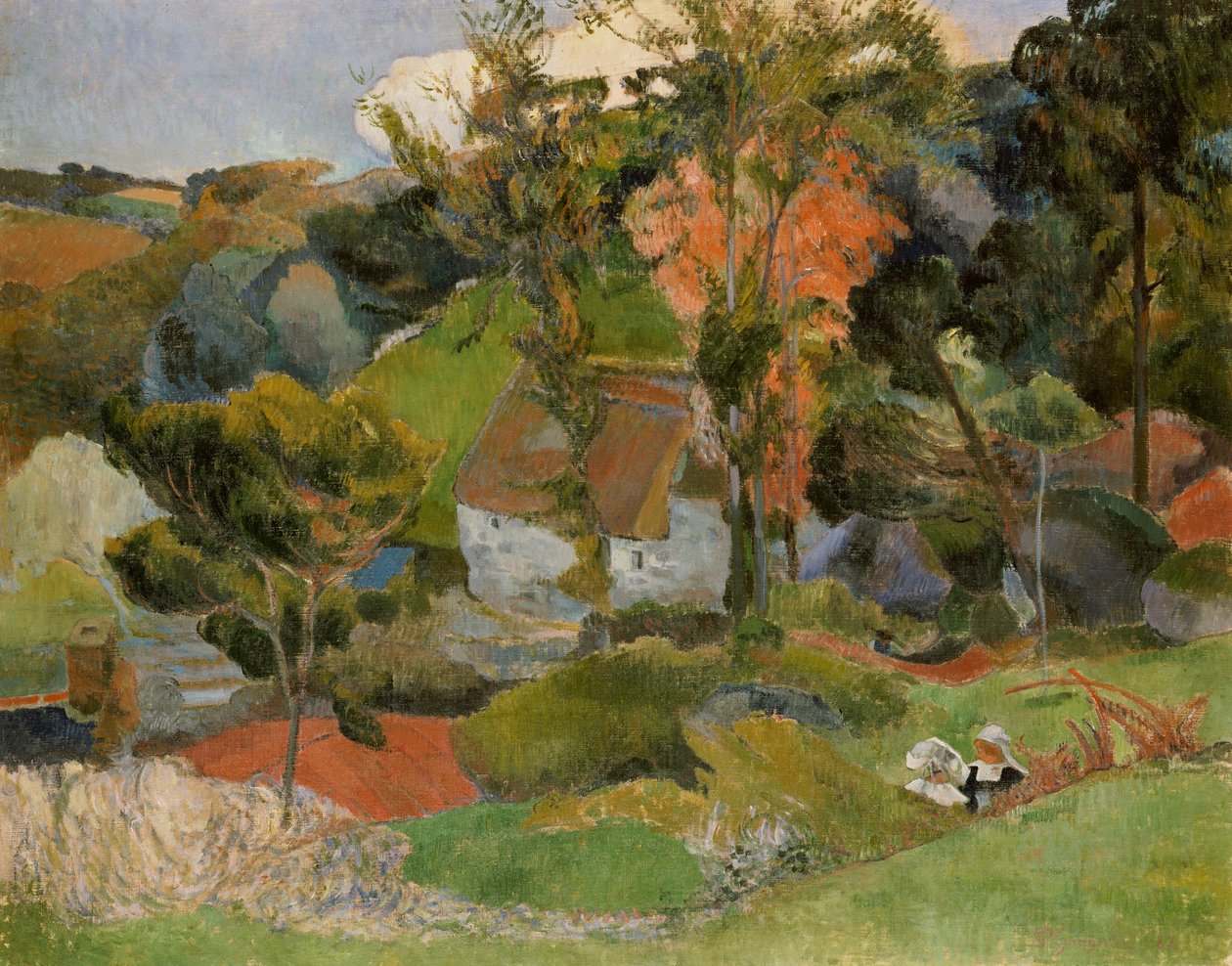 Krajina v Pont Aven, 1888 od Paul Gauguin
