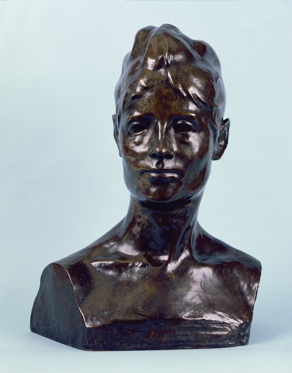 Madame Schuffenecker, 1890 (bronz s hnědou patinou) od Paul Gauguin