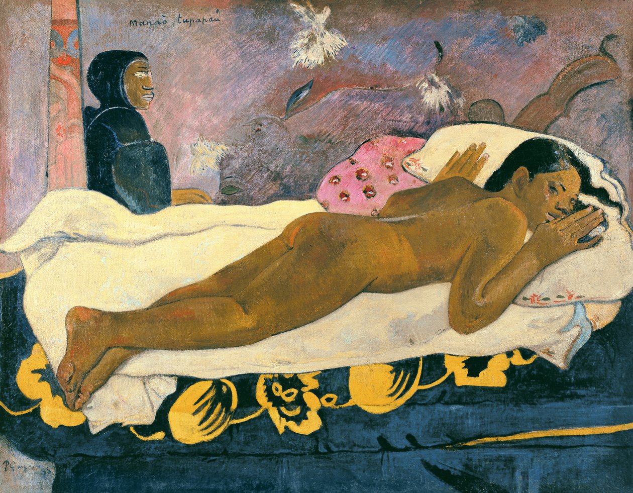Manao Tupapau (Hodinky Ducha mrtvých), 1892 od Paul Gauguin