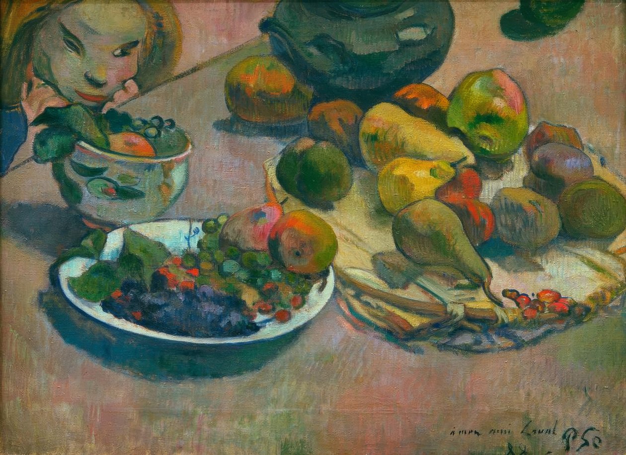 Zátiší s ovocem od Paul Gauguin