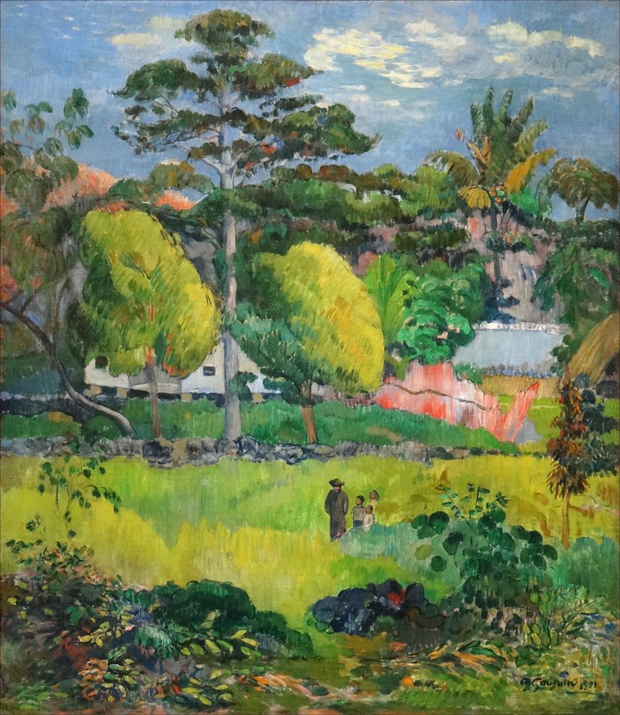 Venkov od Paul Gauguin