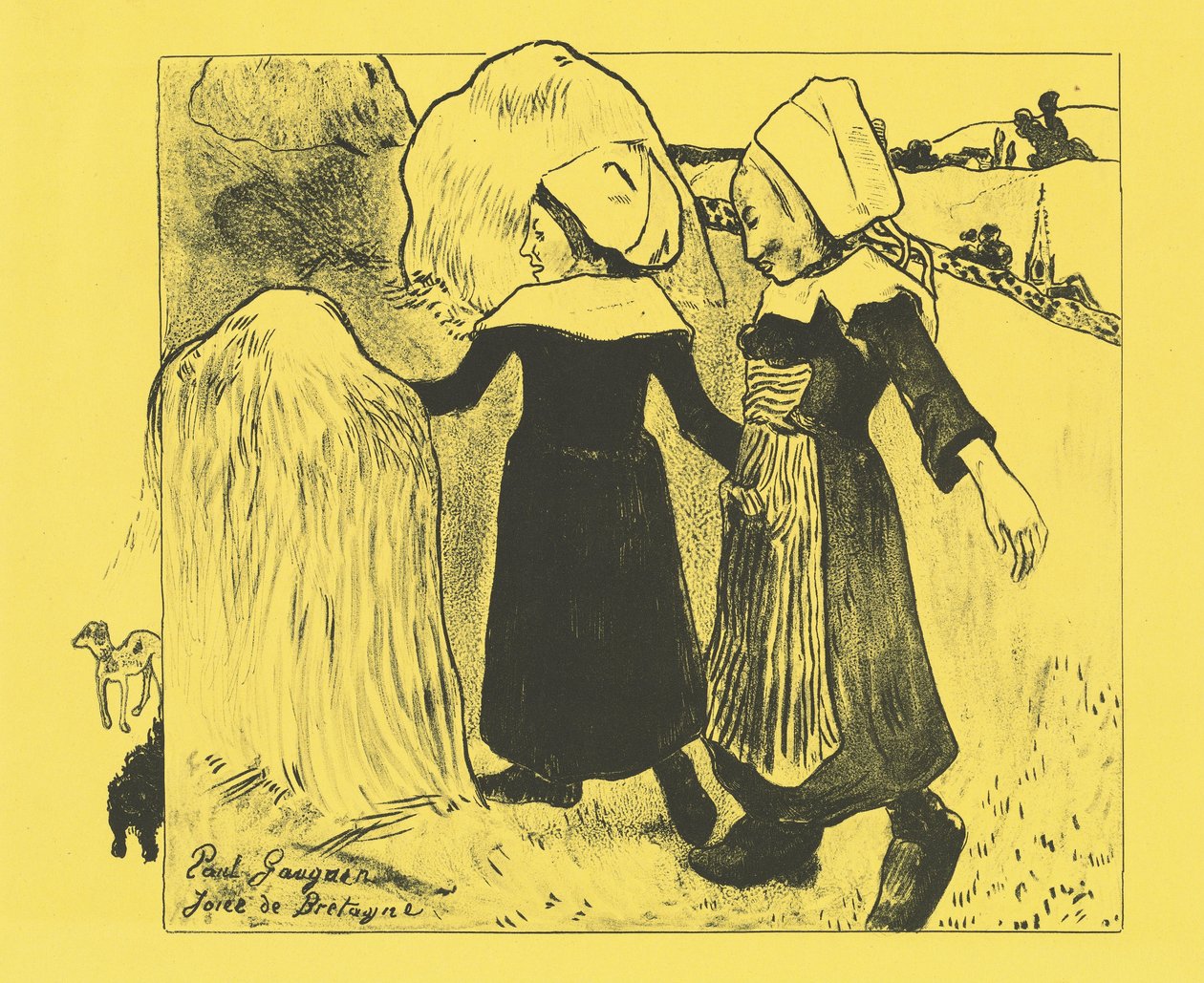 Potěšení z Bretaně od Paul Gauguin