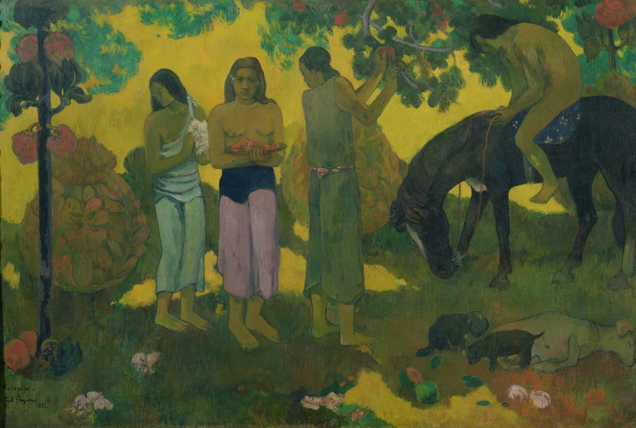 Rupe Rupe (Sběr ovoce), 1899 od Paul Gauguin