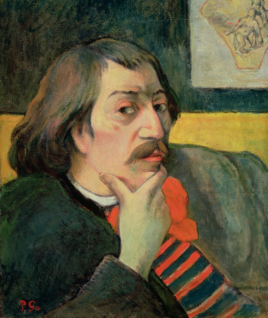 Autoportrét, kolem roku 1893 od Paul Gauguin