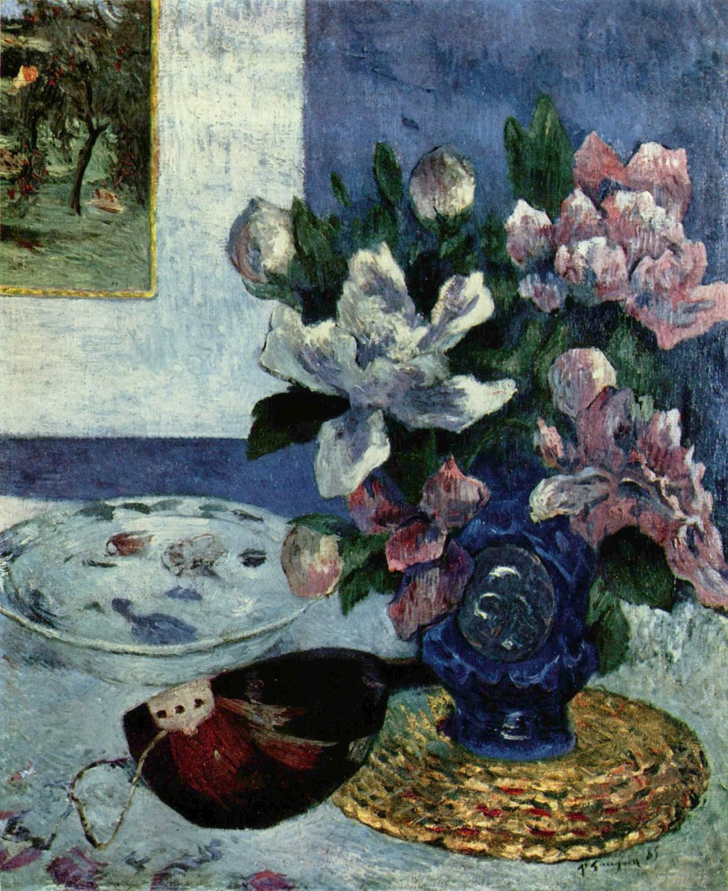 Zátiší s mandolínou od Paul Gauguin
