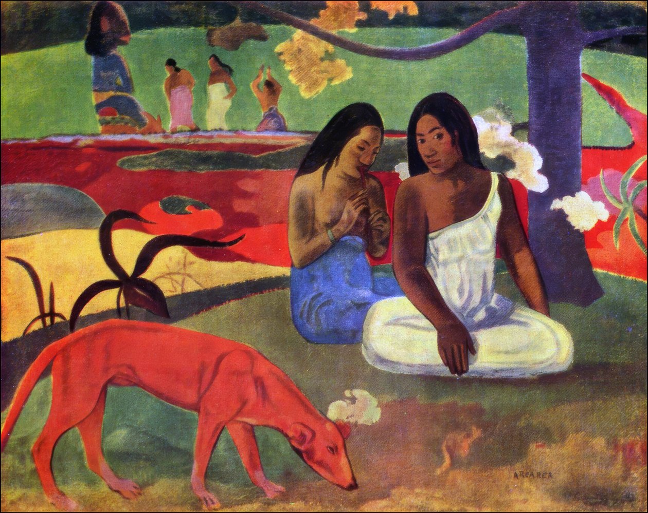 Tahiti: Oblast nebo radost, Paul Gauguin (1892) od Paul Gauguin