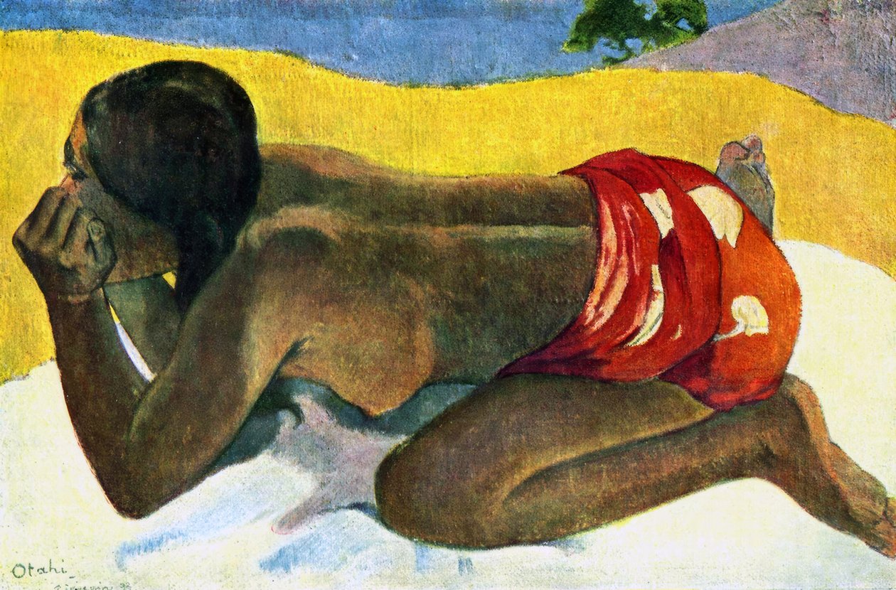 Tahiti: Otaki (sám), Paul Gauguin (1893) od Paul Gauguin