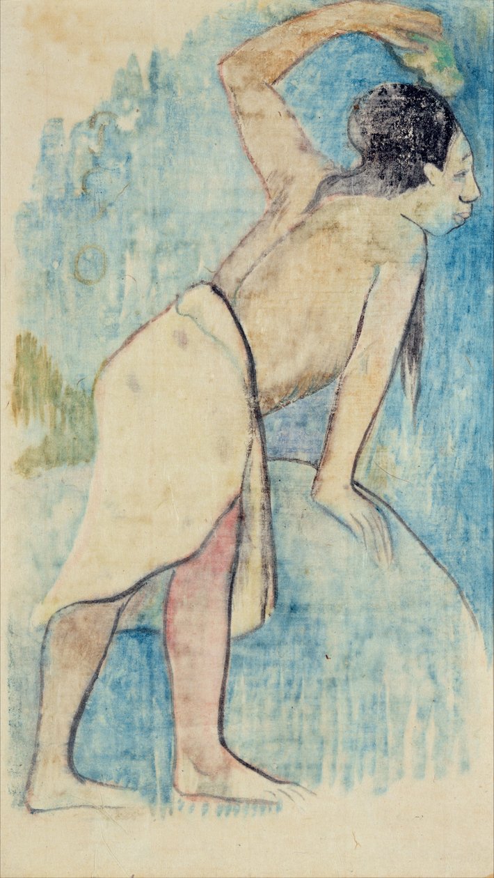 Tahitian, 1893 (monotyp) od Paul Gauguin