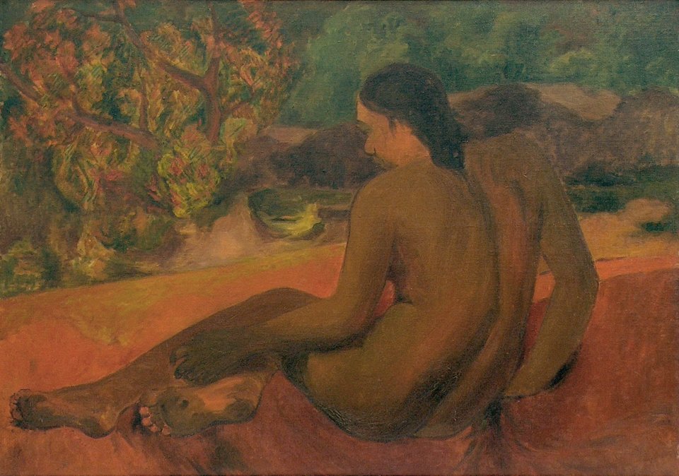 Tahitská dívka od Paul Gauguin