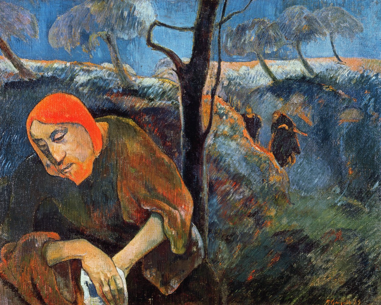 Agónie v Olivové zahradě, 1889 od Paul Gauguin