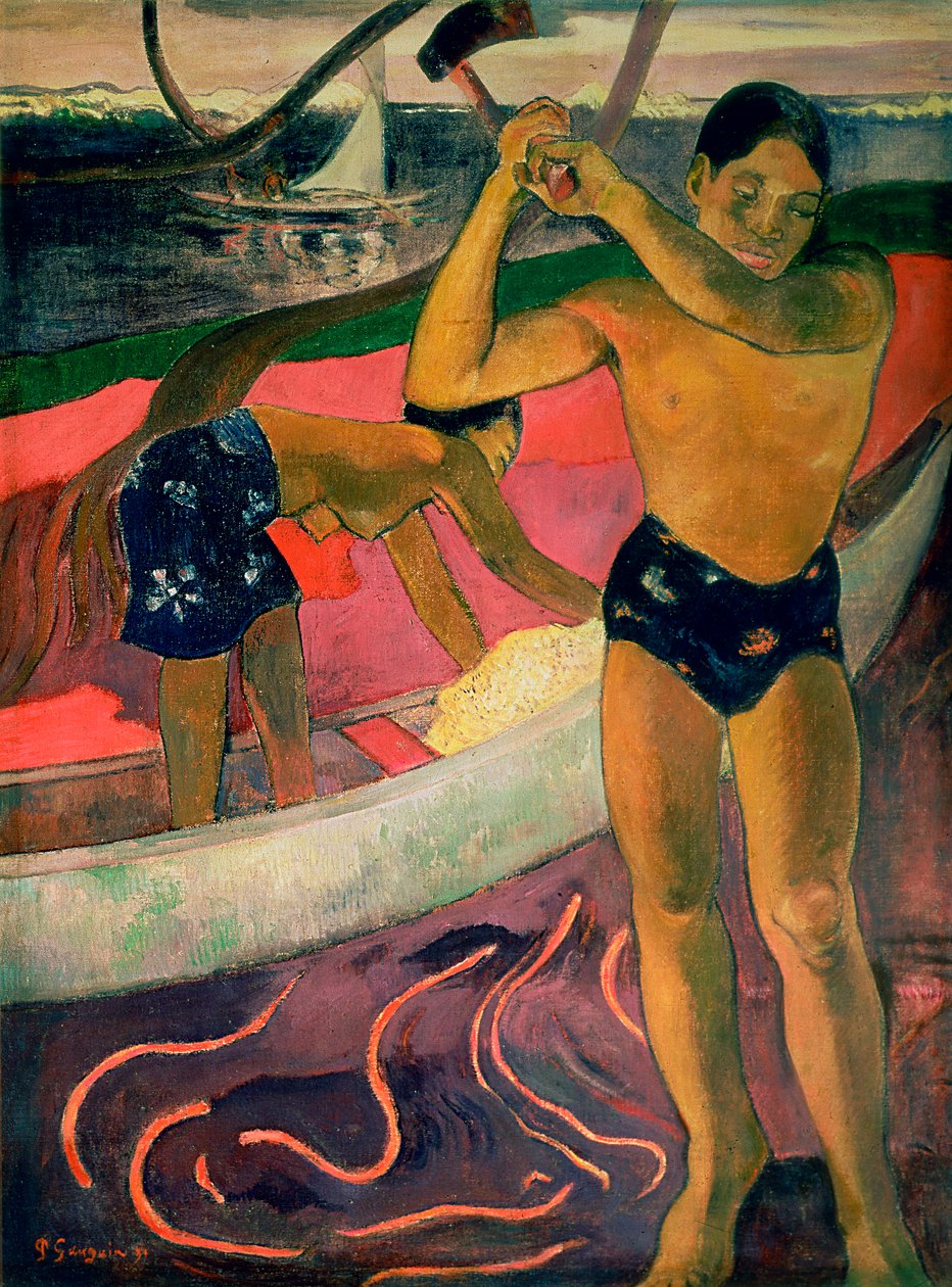 Muž se sekerou, 1891 od Paul Gauguin