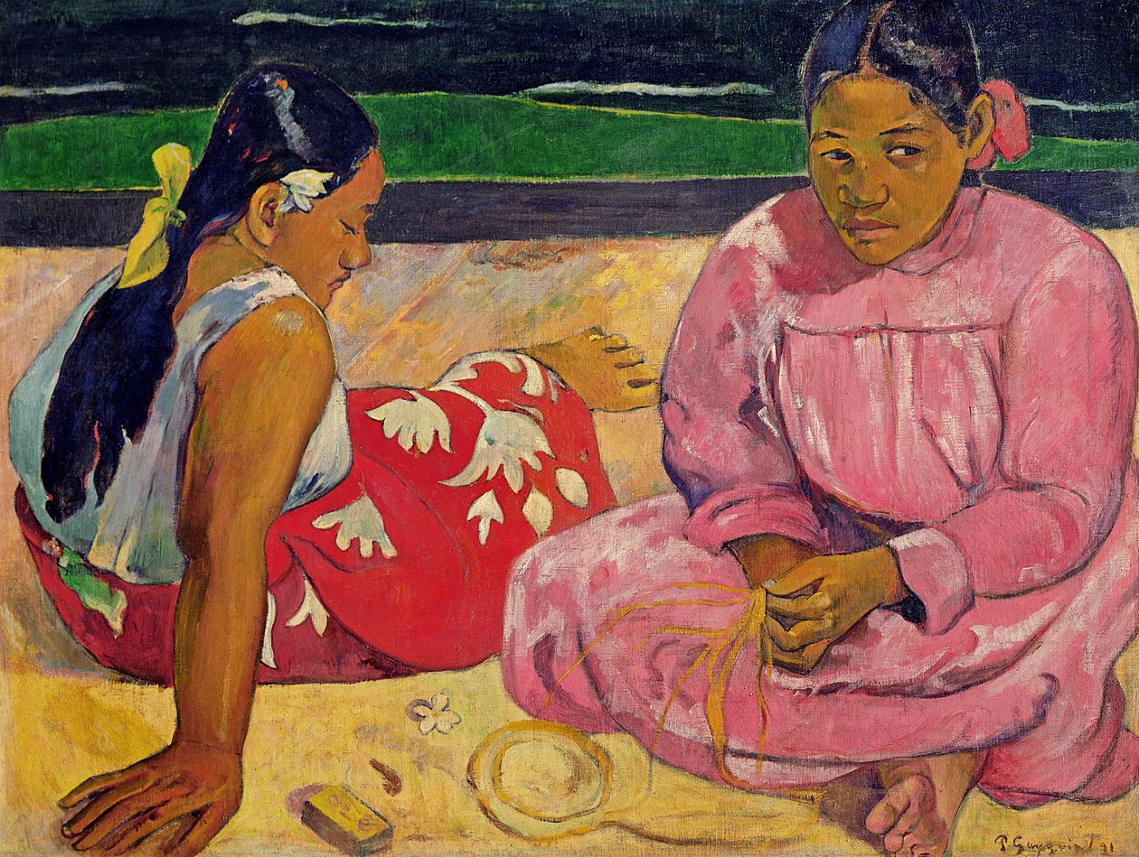Ženy z Tahiti, Na pláži, 1891 od Paul Gauguin