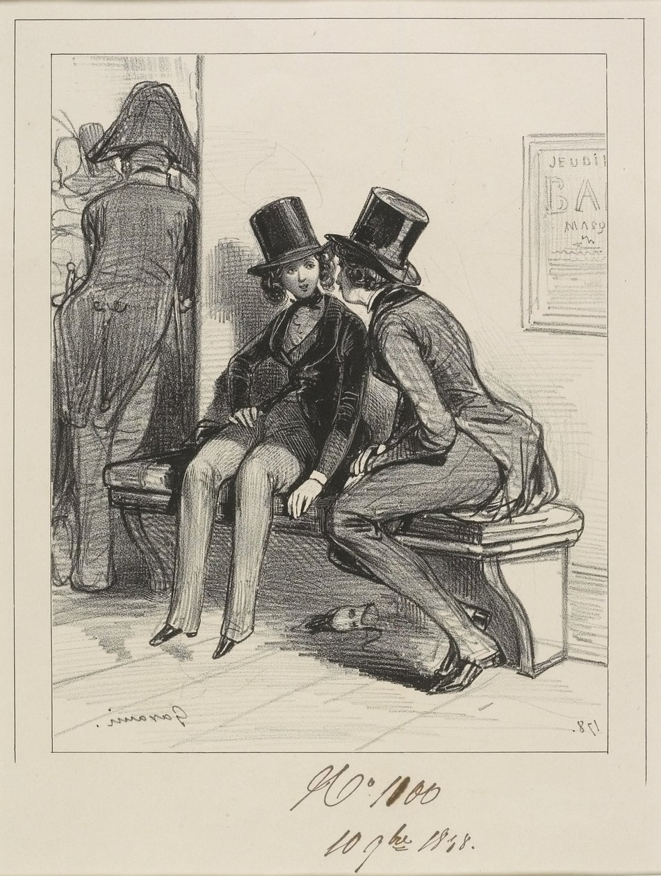 Ale když vám říkám, že mám manžela. . ., 1838 od Paul Gavarni