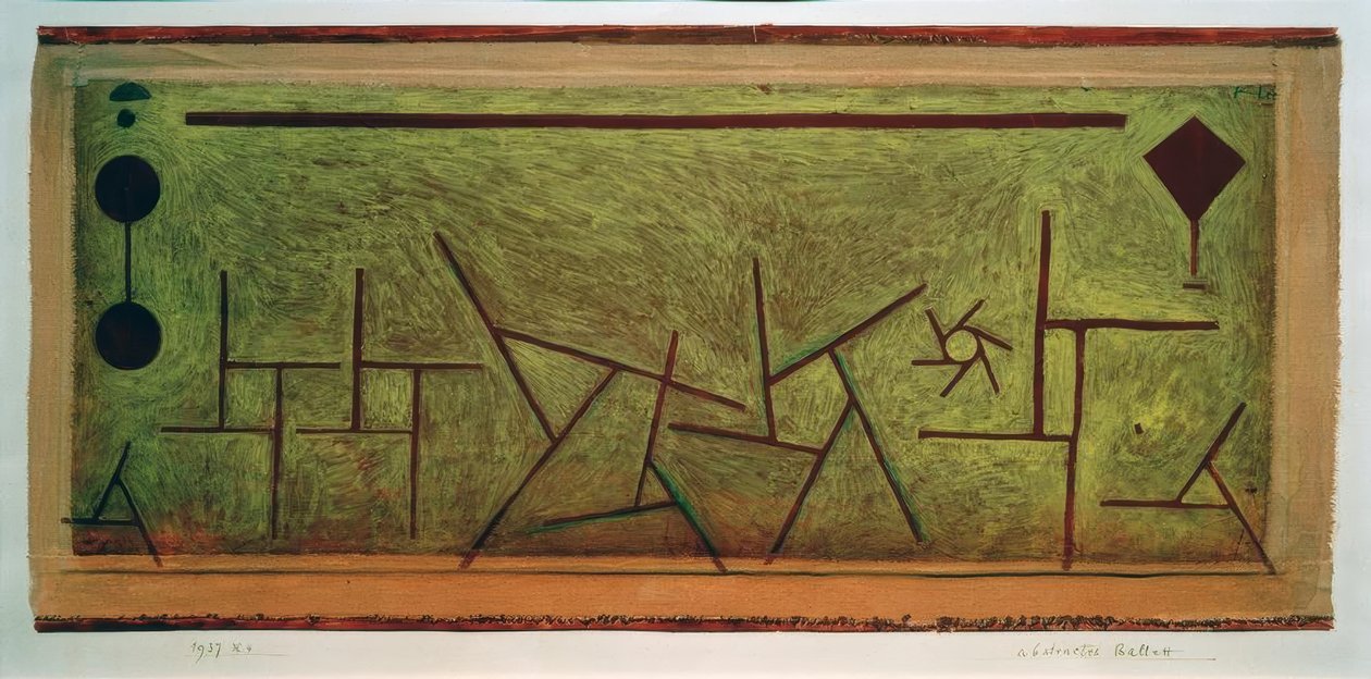 Abstraktní balet od Paul Klee