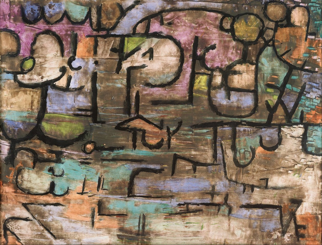 Po potopě od Paul Klee