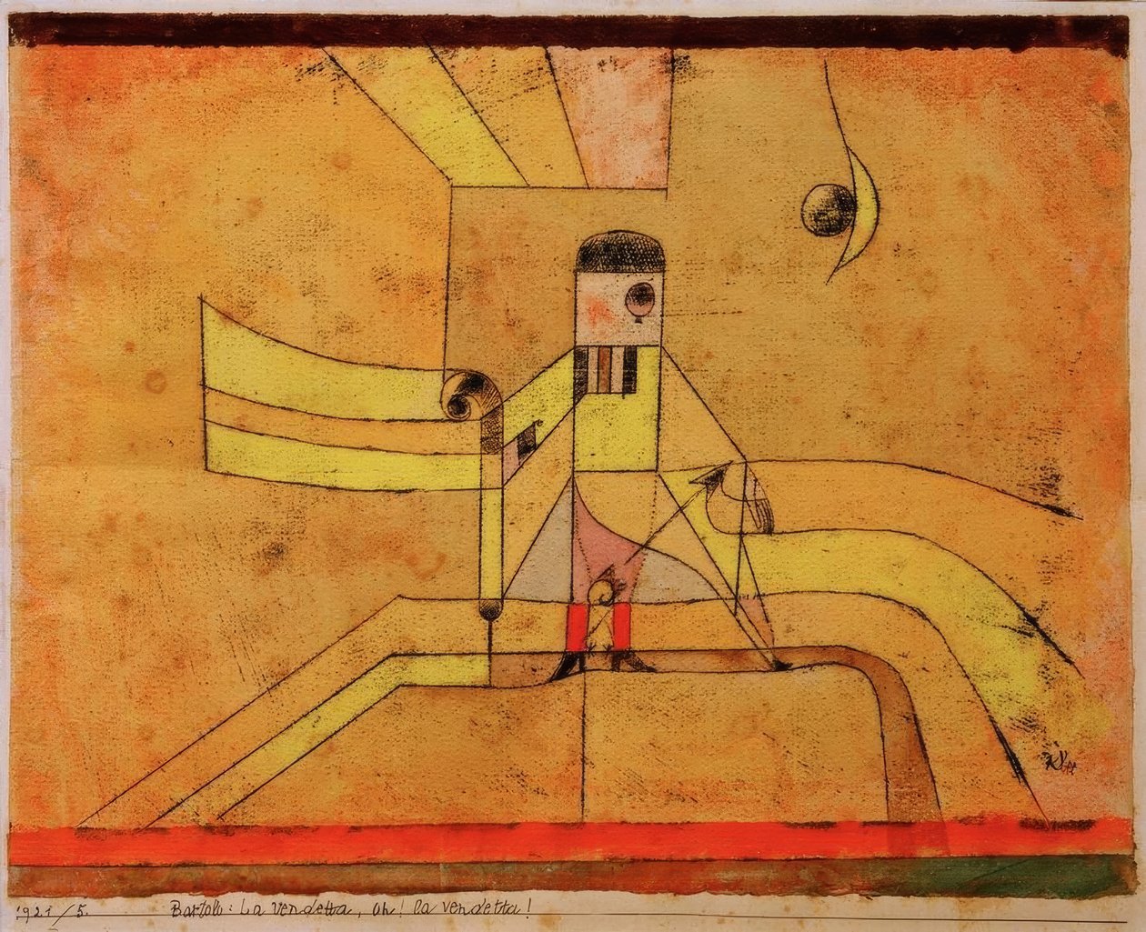 Bartolo: Pomsta, oh! pomsta! od Paul Klee