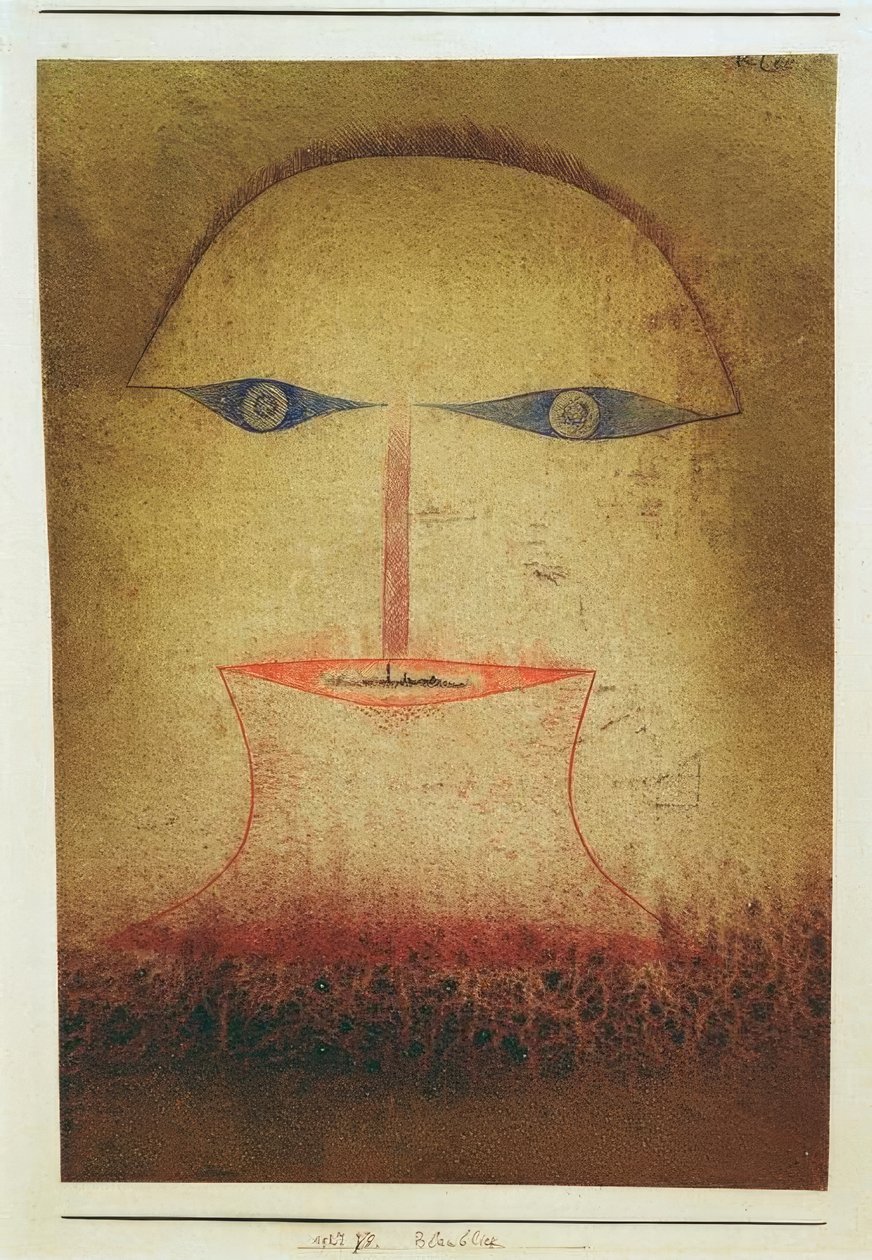 Modrý pohled od Paul Klee