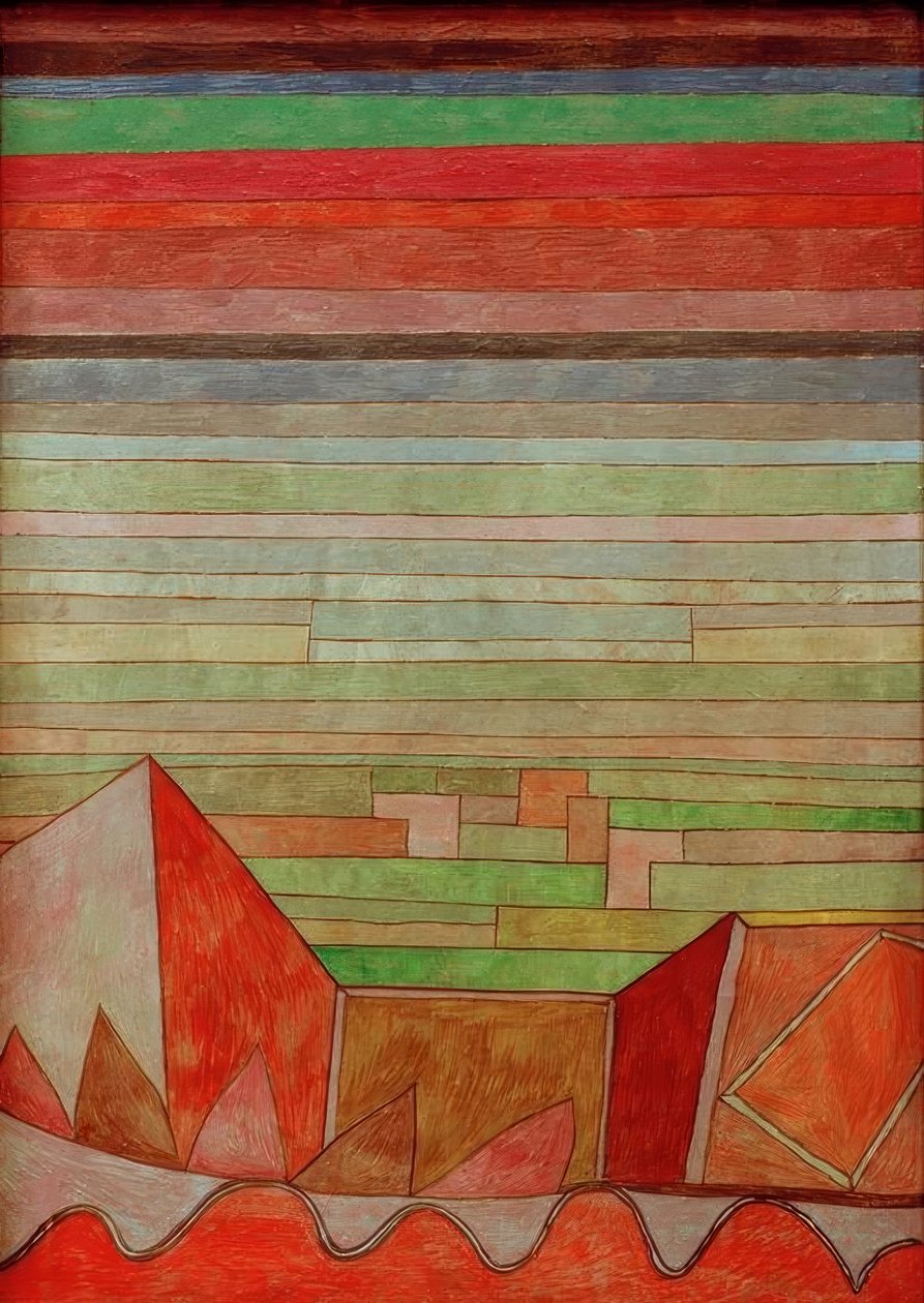 Pohled do plodiště od Paul Klee