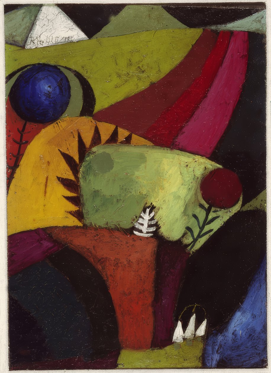 Tři bílé zvonky od Paul Klee