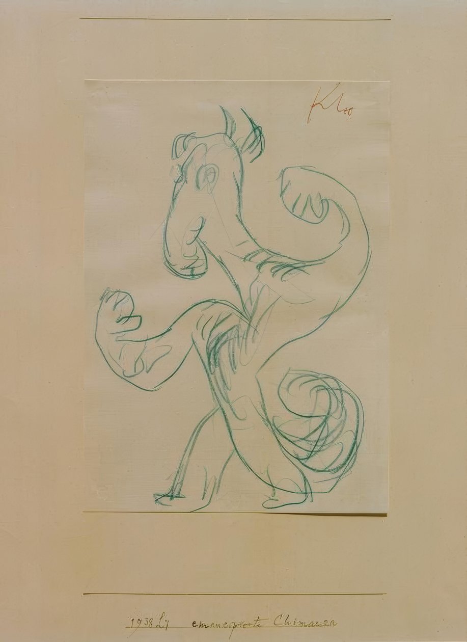 Emancipierte Chimaera od Paul Klee