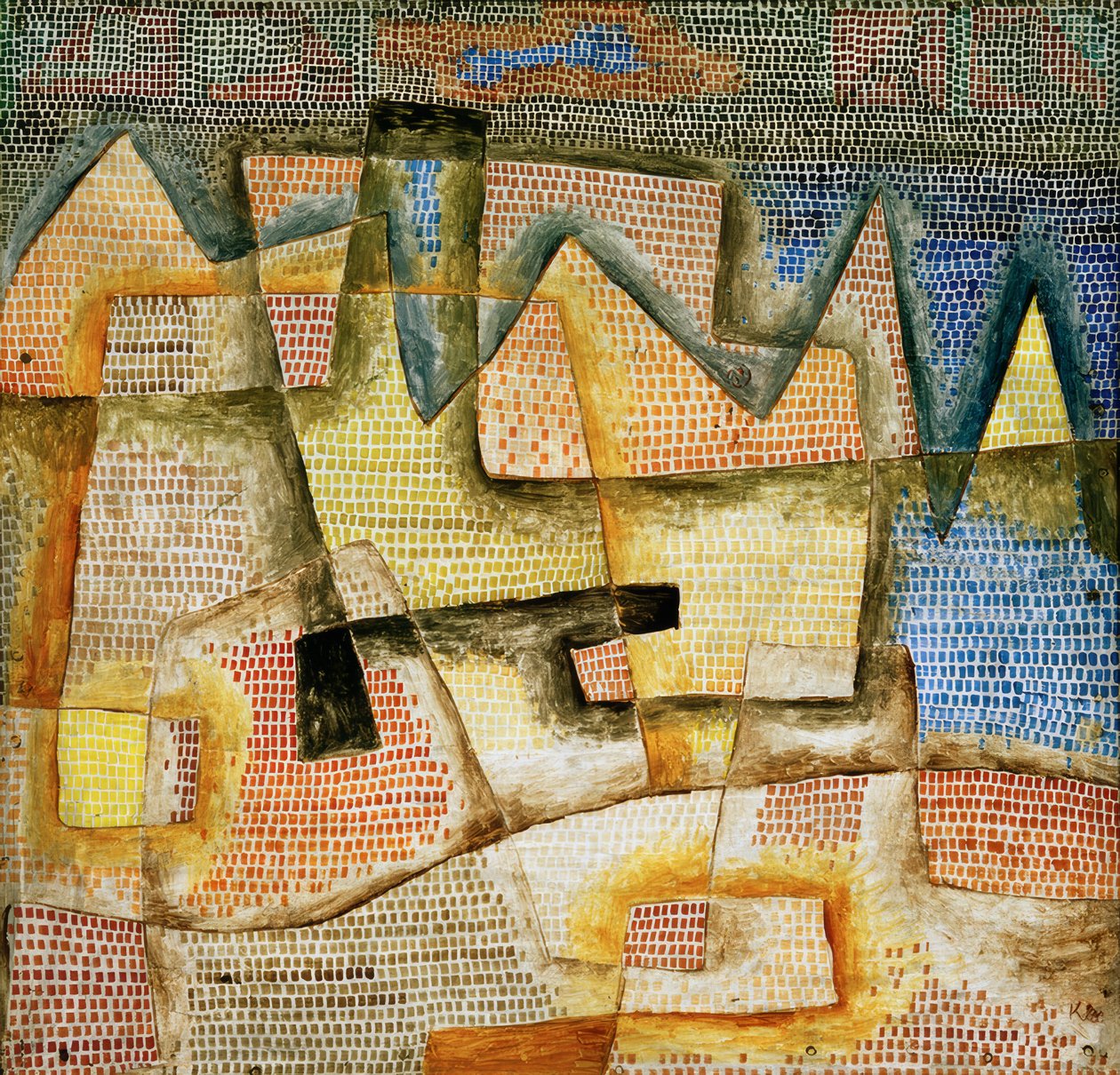Skalnaté pobřeží od Paul Klee