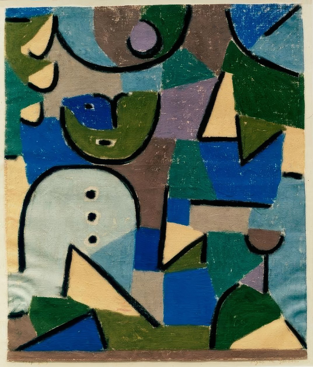 Postava v zahradě od Paul Klee