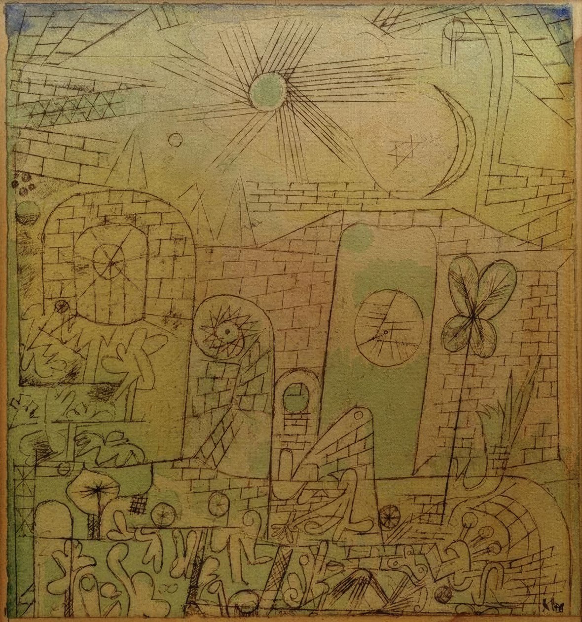 jarní slunce od Paul Klee