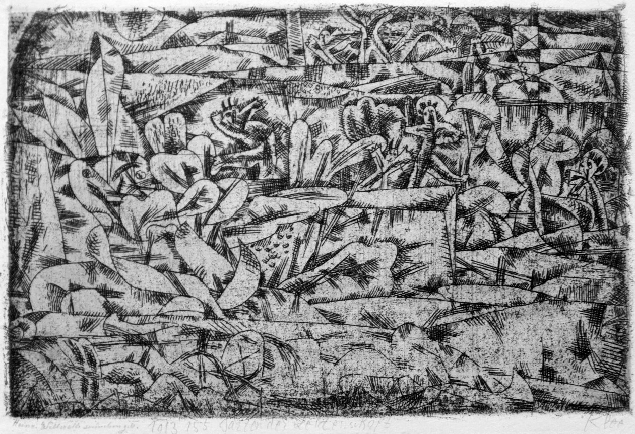 Zahrada vášně od Paul Klee