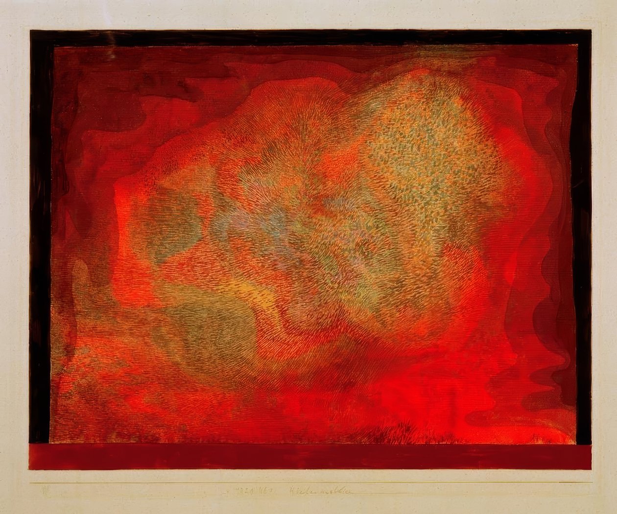 Pohled na jeskyni od Paul Klee