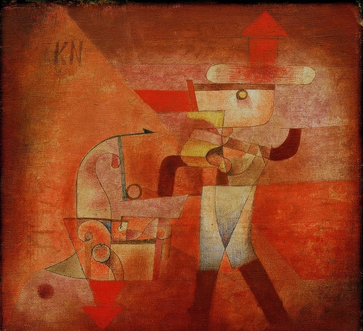 V kováři od Paul Klee