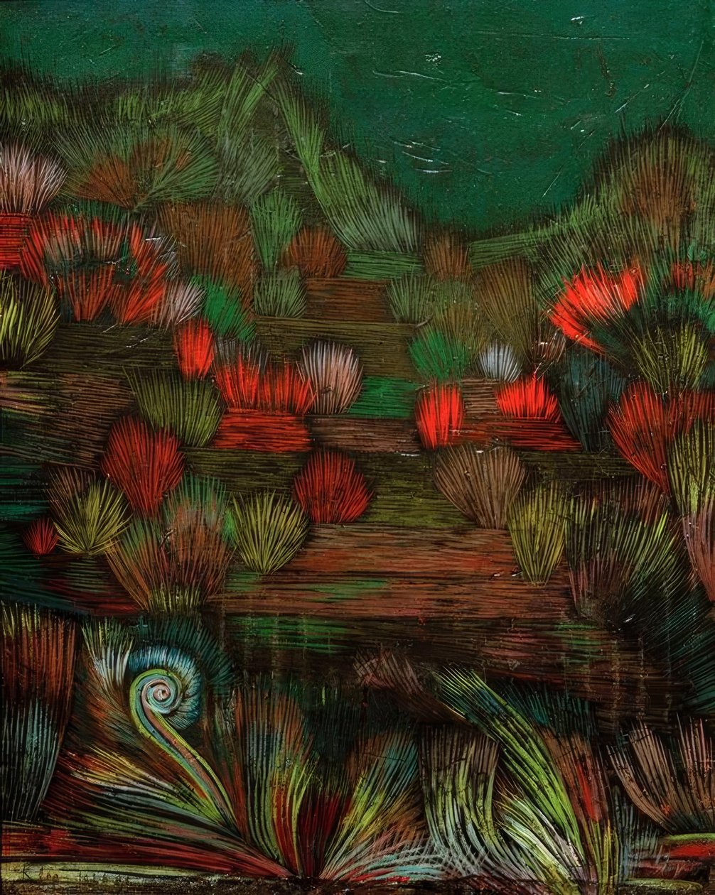 Kl. Obrázek duny od Paul Klee