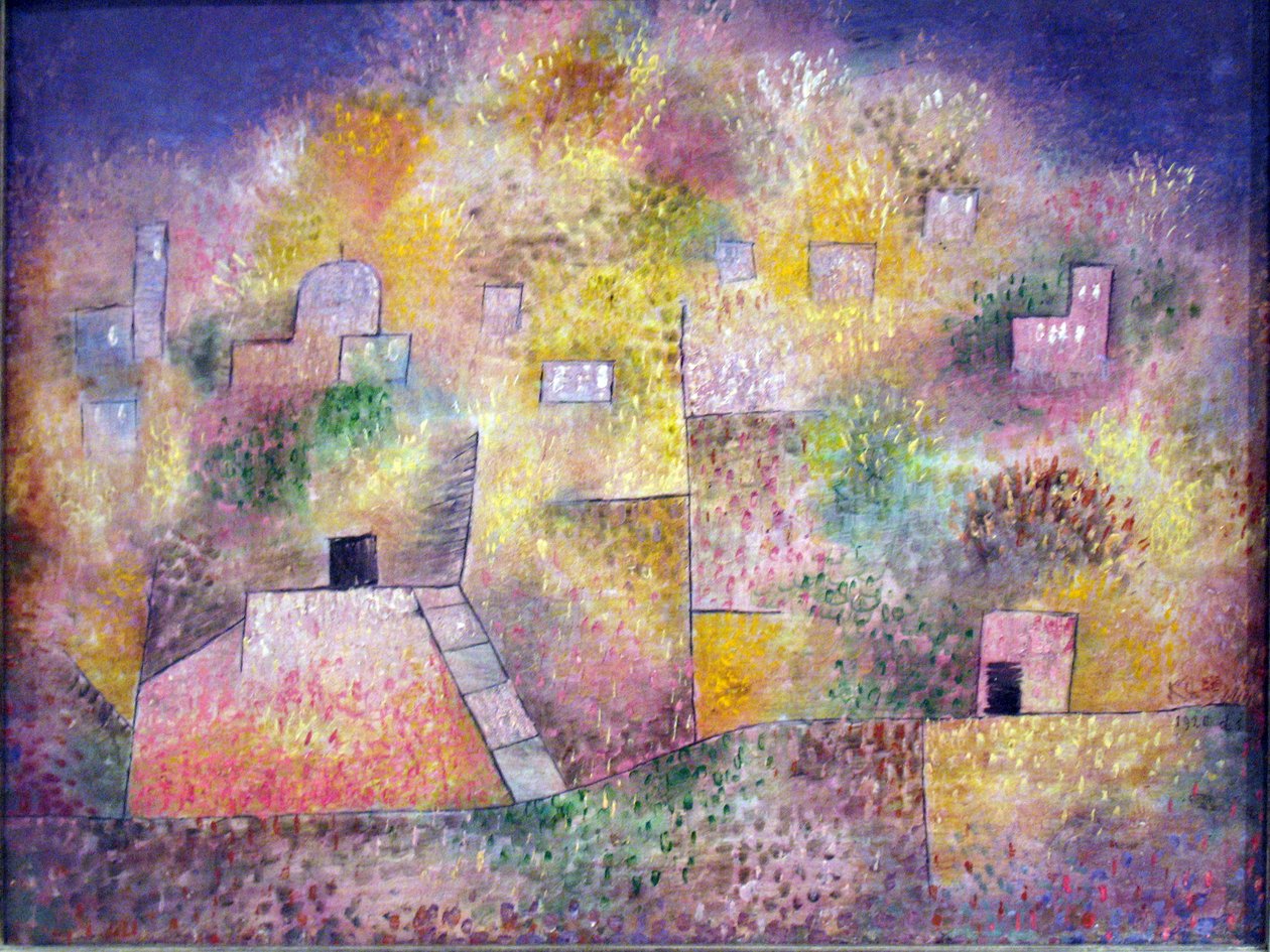Orientální rozkošná zahrada od Paul Klee