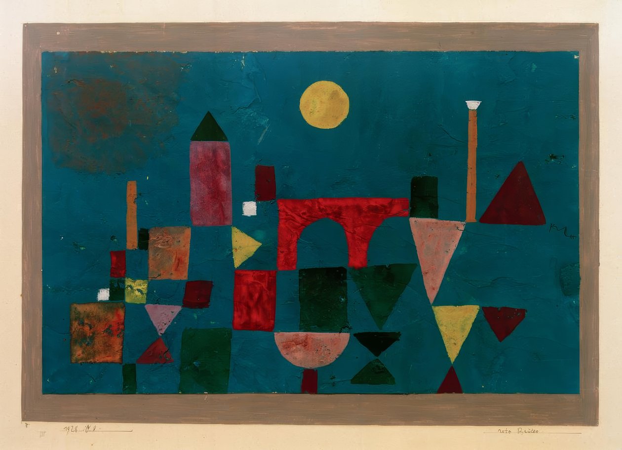 Červený most od Paul Klee