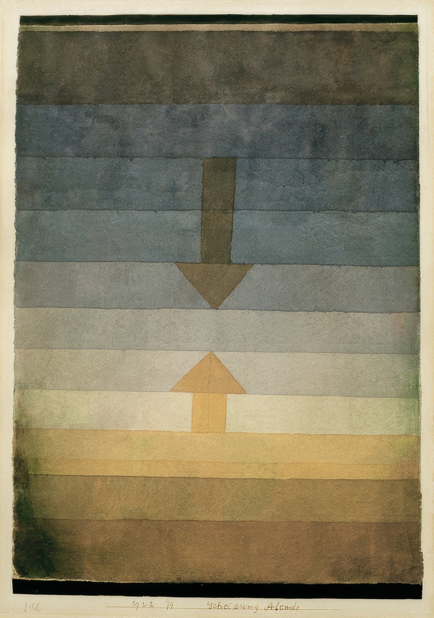 Večer rozvod od Paul Klee