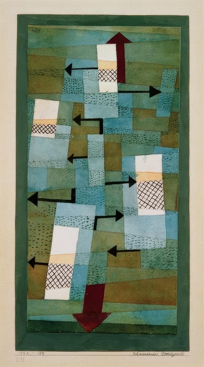 Nestabilní rovnováha od Paul Klee