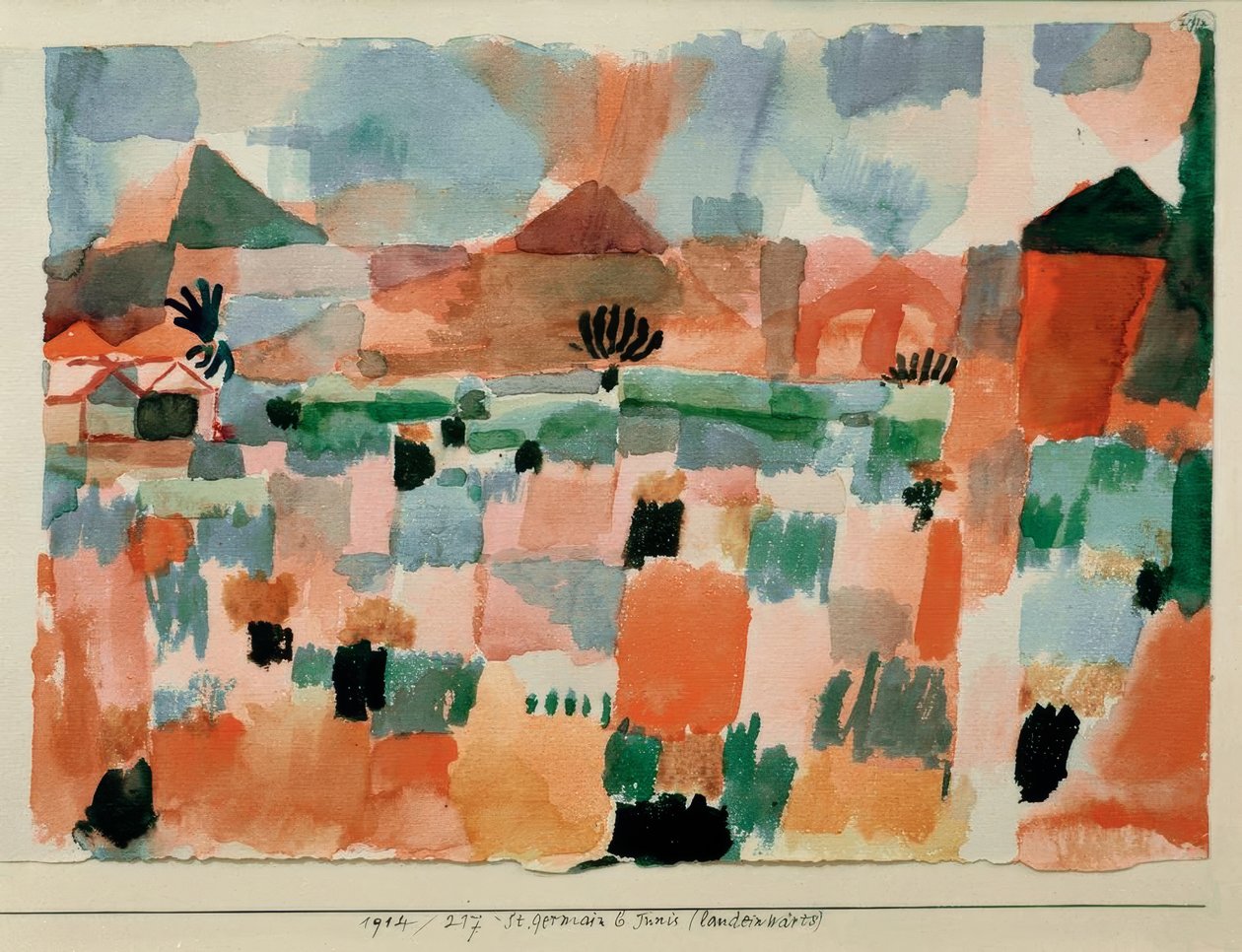 Svatý. Germain b. Tunis (vnitrozemí) od Paul Klee
