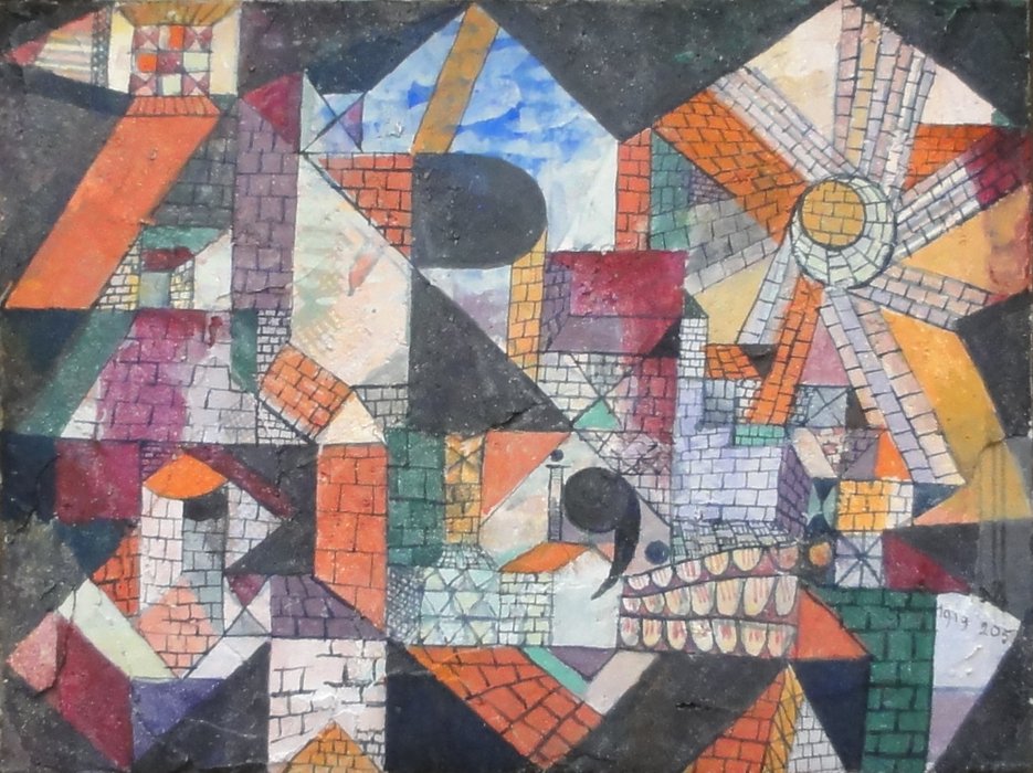 Město R od Paul Klee