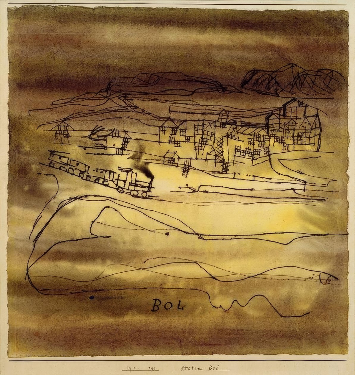 Míč stanice od Paul Klee