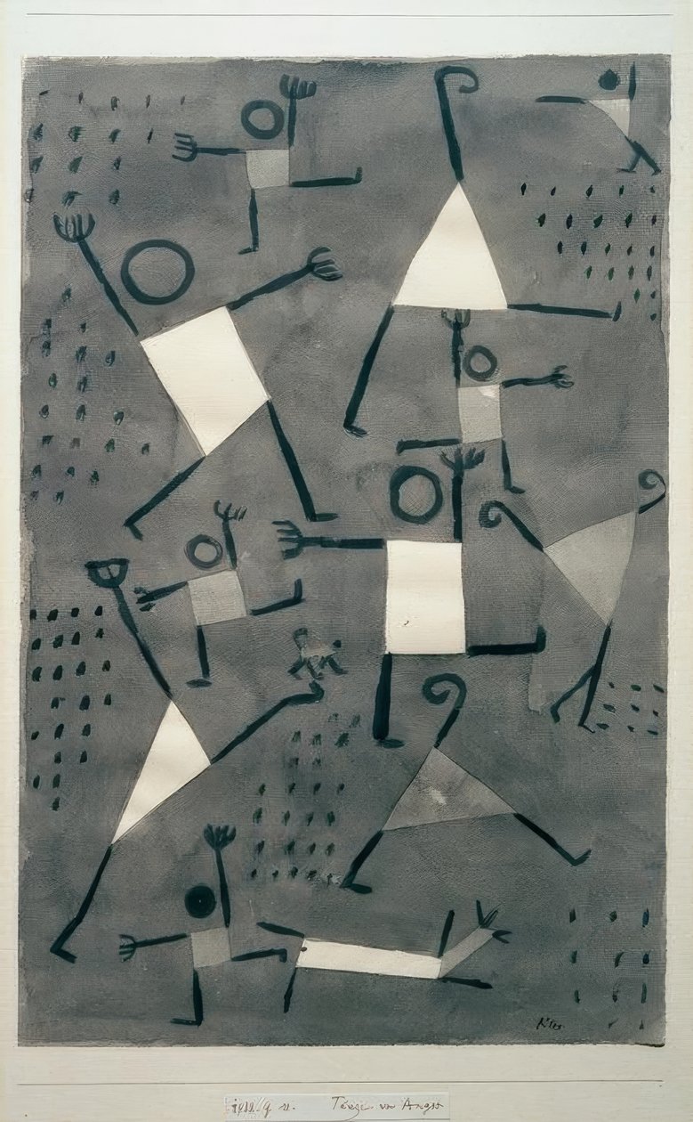 Tančí ze strachu od Paul Klee