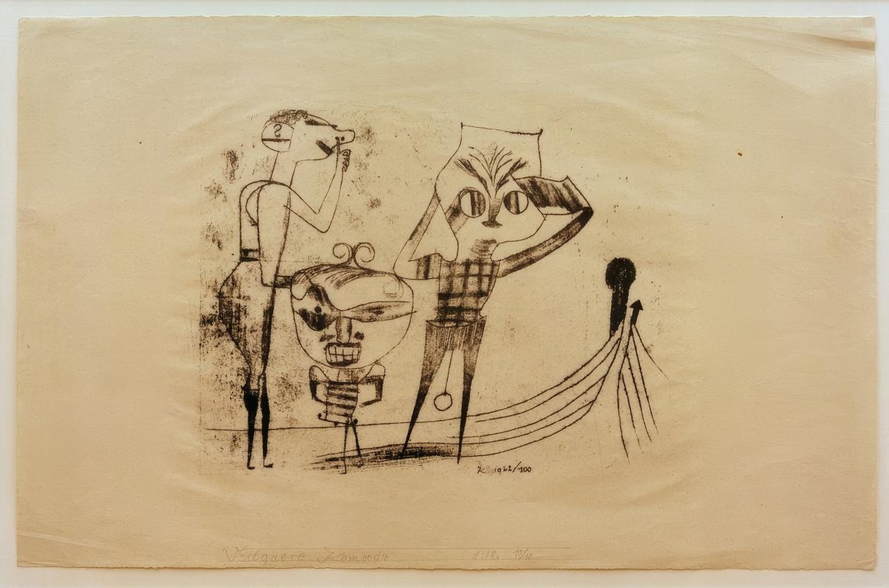 Vulgární komedie od Paul Klee