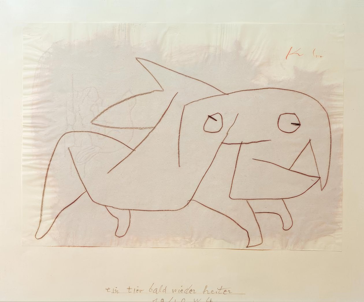 zvíře brzy zase veselé od Paul Klee