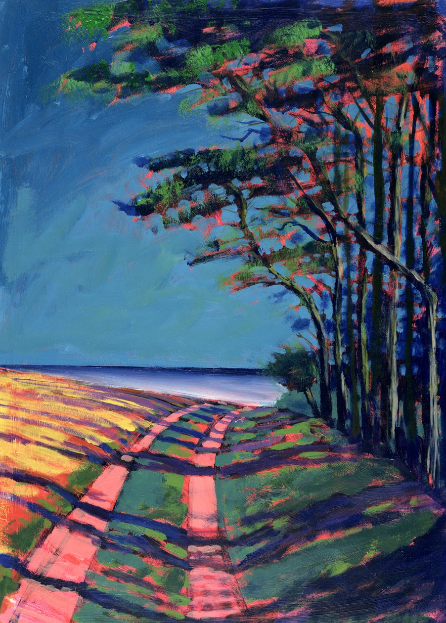 Devon (akryl na kartě) od Paul Powis