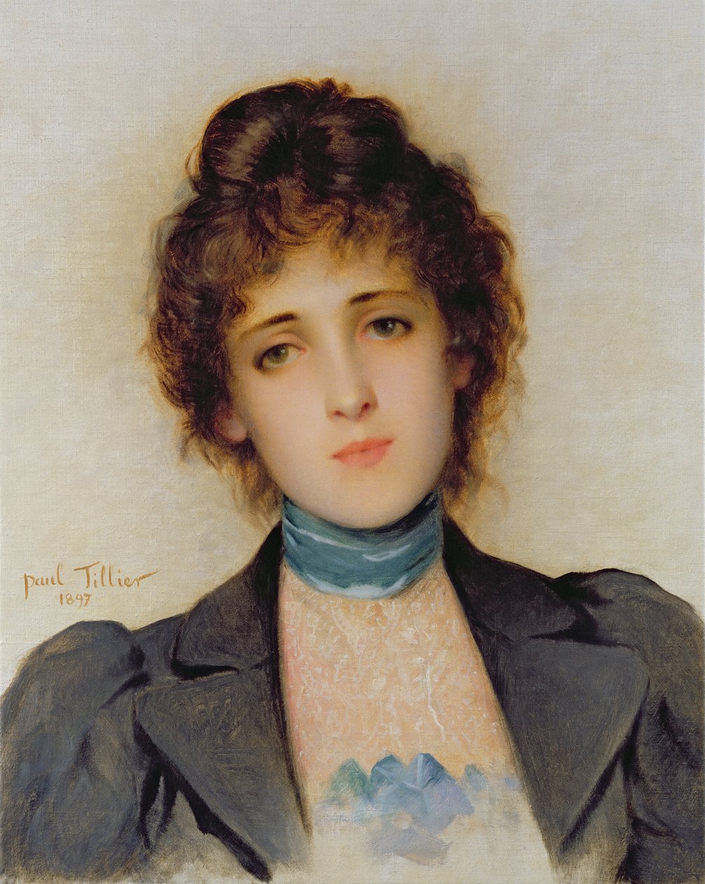 Portrét ženy, 1897 od Paul Prosper Tillier
