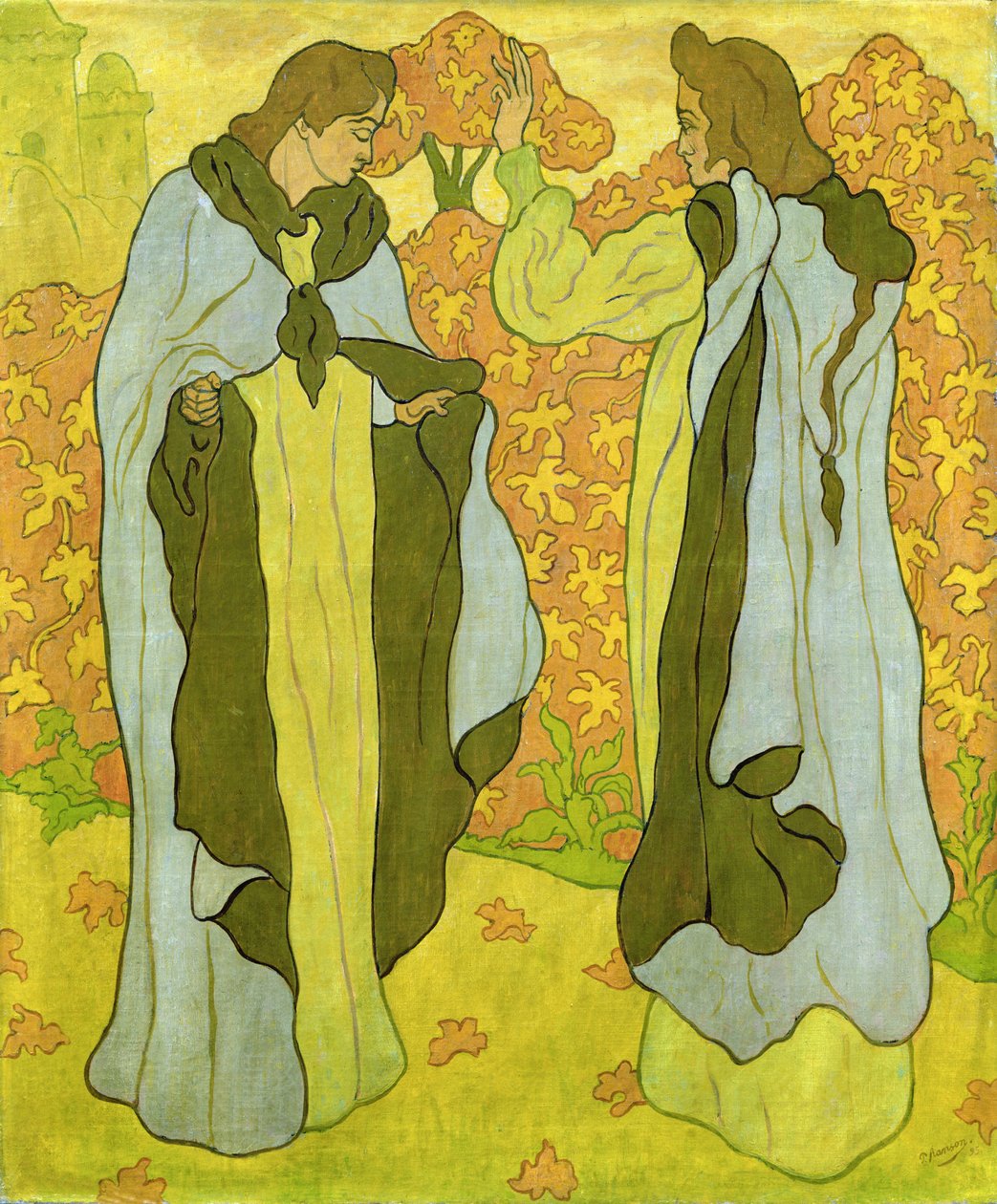Dvě grácie, 1895 od Paul Elie Ranson
