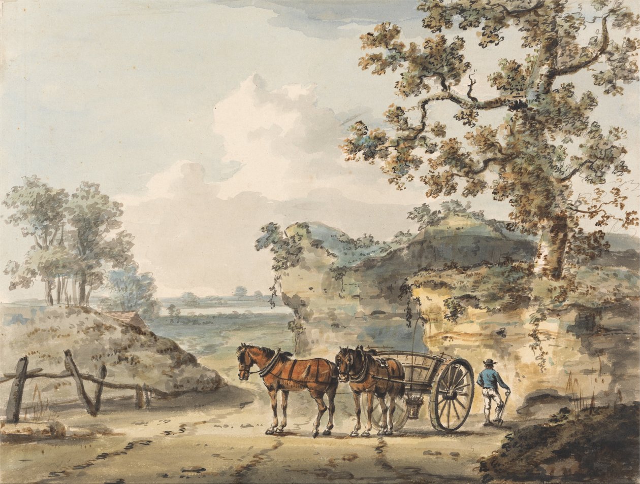 Pískoviště od Paul Sandby